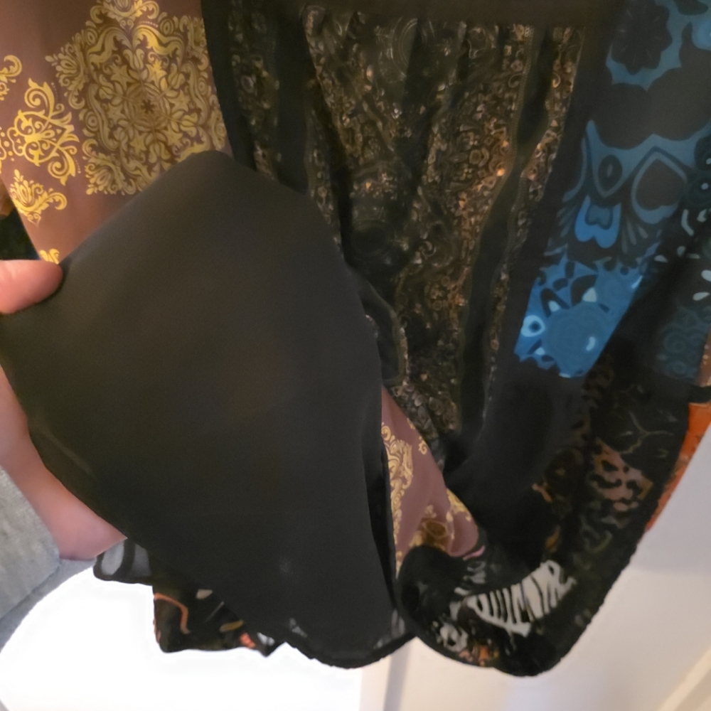 Soft Surroundings Adassa Patchwork Tunic Rayon Se… - image 3